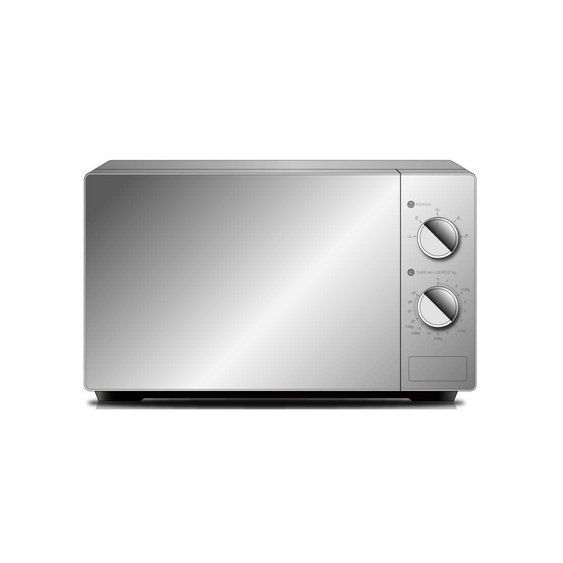 Four Micro ondes 30 Litres Verre Miroir Hisense (H30MOMMI) - Kit-M